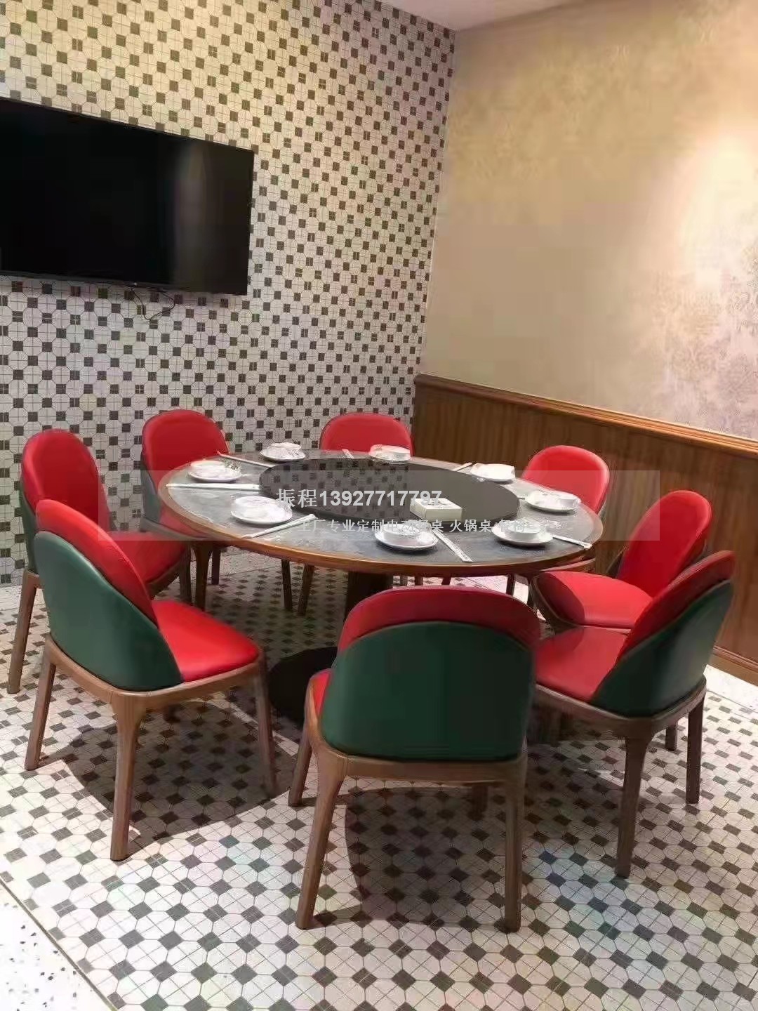 輕奢火鍋桌