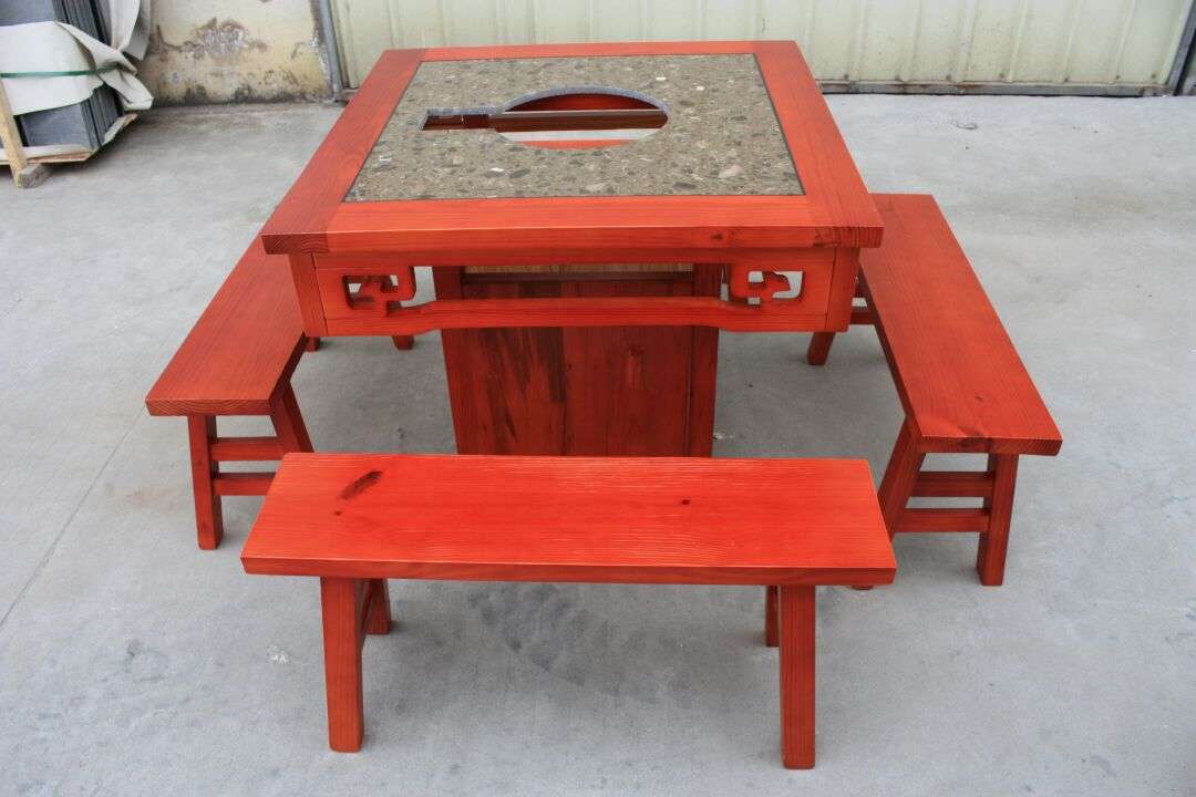 柴火灶桌